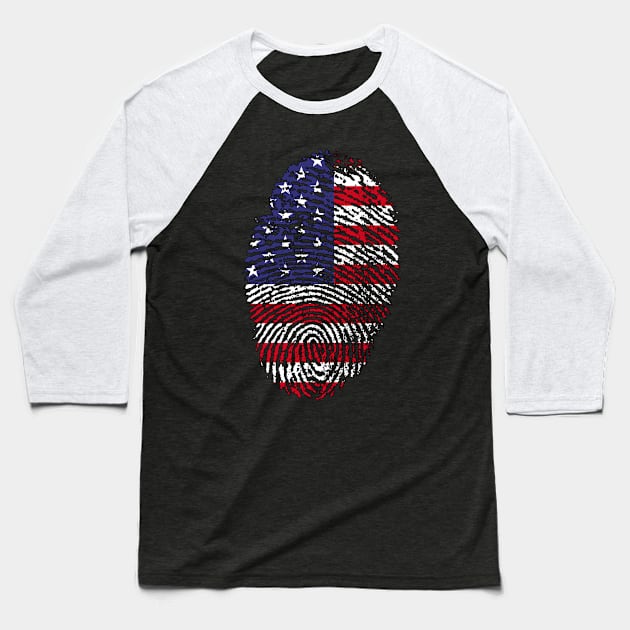 United States of America Flag - American Flag - USA Flag Baseball T-Shirt by Printaha